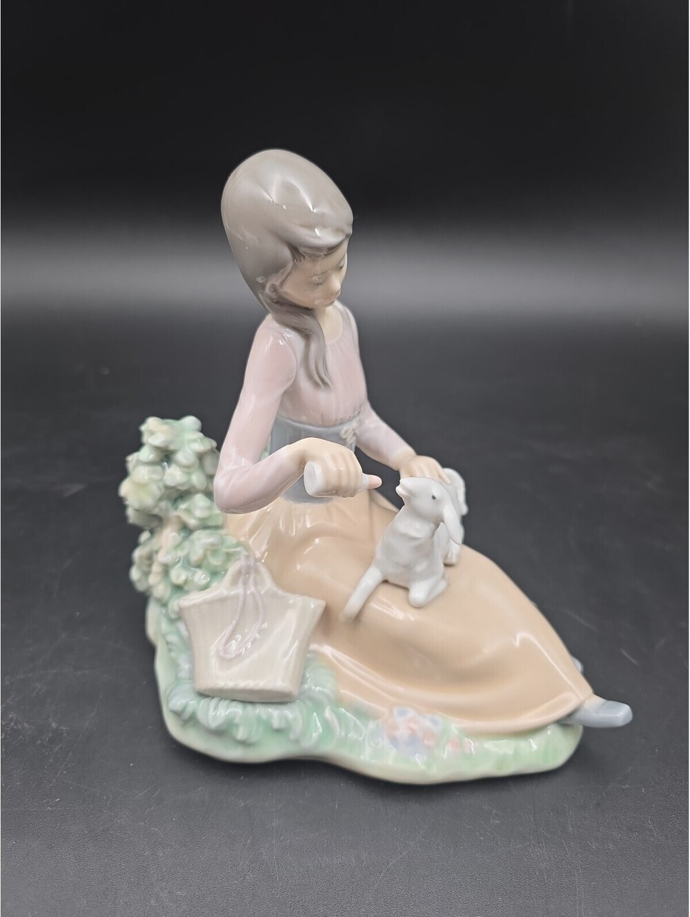 Lladro Bottle Time Figurine Figure Porcelain (1312) No Box